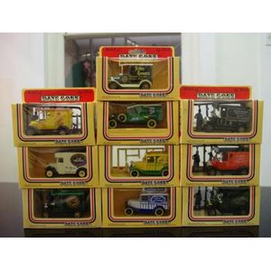 A collection of 10 diecast model toys, in original boxes,…