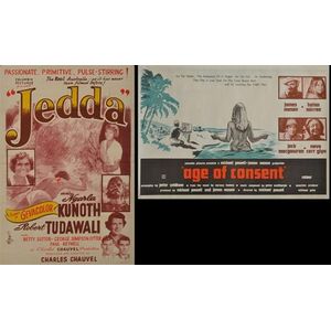 Two Australian one sheet film posters, including 'Jedda' (1955)…