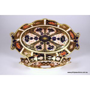 Two Royal Crown Derby Imari dishes 1974 and other, patterns&hellip;