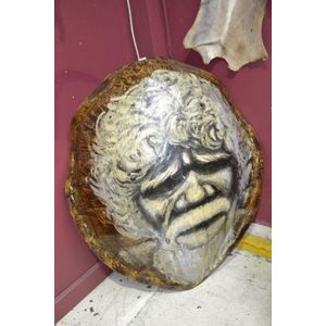 Antique sea turtle shell, Art Of Queensland, painted by…