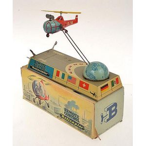 Tinplate Biller (Germany) Helicopter, box missing three…