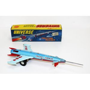 Universe Rocket Express, MF 030, Chinese tinplate toy (OCB).…