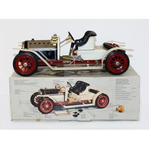 Mamod Steam Roadster, in cream, near mint condition with all…