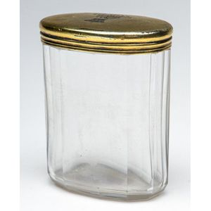 A sterling silver gilt topped dressing table jar, retailed by…