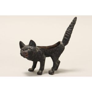 Victorian novelty bronze pin cushion, in the form of a startled…