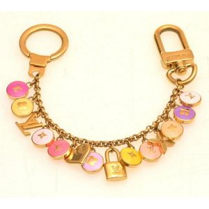 LV Porte Cles looping double sided multicolor bag charm reworked
