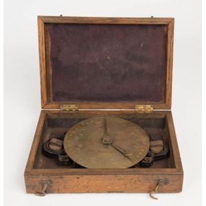 Salter?s Improved Dynamometer scales in oak case. Dial diameter…