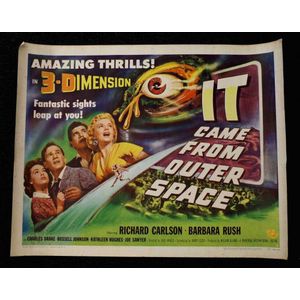 1953, Original movie poster, Amazing Thrills! in 3-Dimension,…