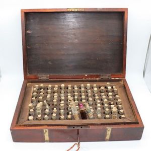 Pharmaceutical campaign travel medicine box, rare fully fitted…