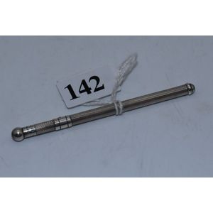 Sterling silver propelling cocktail whish, engine turn engraved…