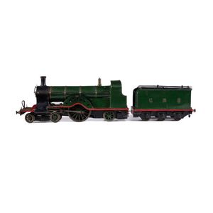 Bassett-Lowke O-Gauge live steam Gnr 4-2-2 locomotive & tender.…