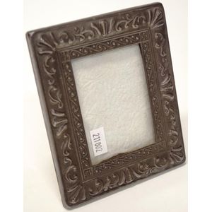 Small silver photograph frame embossed decoration to frame,…