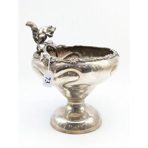 Art Nouveau nut bowl, Knickerbocker silverplated footed bowl…