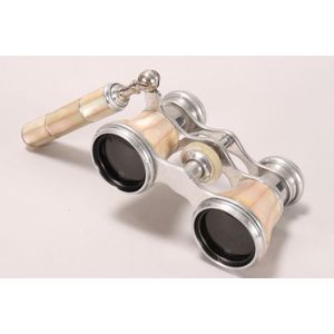 Pair of early 20th century mother of pearl opera glasses, with…
