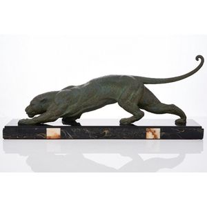 After Demetre Chiparus (Romanian, 1886-1947), panther, c. 1925,…