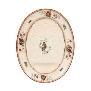 Meat plate, c. 1868 Minton & Co. England, with butterfly &&hellip;
