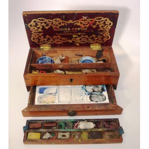 George Rowney & Co - Victorian Artist's Paint Box