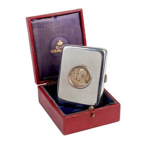 A Royal gift to Tom Roberts, presentation cigarette case, a…