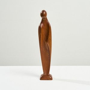 A teak Madonna sculpture by Simon Randers for Randers…