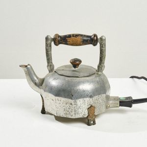 A vintage tiki electric kettle by Christensen, Christchurch,…
