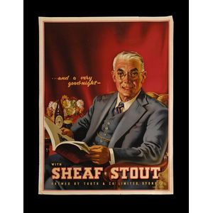 Alan Douglas Baker, 1914-1987, Tooths sheaf Stout advertising…
