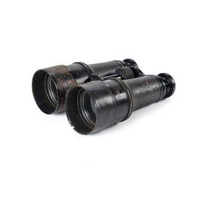 Pair late Victorian binoculars, presented as bravery award.…