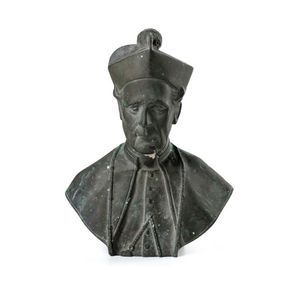Bronze bust of Archbishop Daniel Mannix 1864-1963, Archbishop…