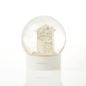 LOUIS VUITTON Snow Globe Dome Object Alma Novelty Ornament Limited red w/box