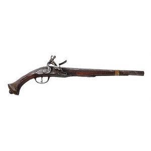 Unique Antique Brass Gun Powder Tester With Walnut Handle 1820's MADE IN  ENGLAND
