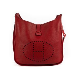 Hermes Red Epsom Evelyne I GM - used