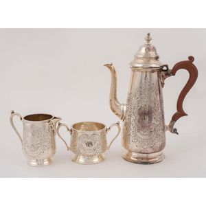 William Drummond & Co. Melbourne three-piece tea service, Old…