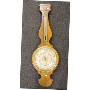 Georgian walnut mercury barometer height 99 cm approx. No…