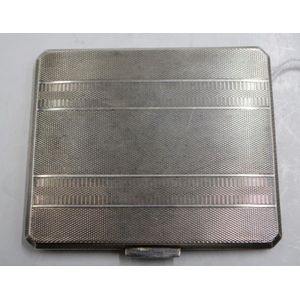 Birmingham 1947 Sterling Silver Cigarette Case by Howitt - Smoking ...