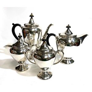 St. Louis Silver Co, Dining, 8931912 Antique Tea Set Silver Plate St  Louis Silver Co