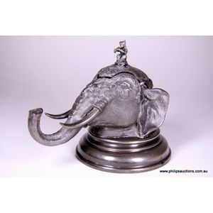 Mappin & Webb Elephant Head Inkwell - Writing - Inkwells & inkstands ...