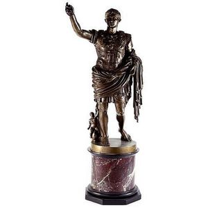 A 19th century Italian bronze of the 'Augustus of Primaporta'…