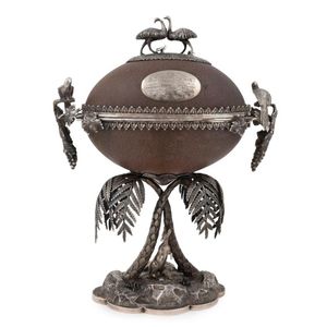 William Edwards of Melbourne impressive silver and emu egg…