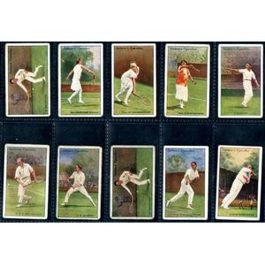 Cigarette & trade cards c.1888-1996 tennis cards, few sets &…