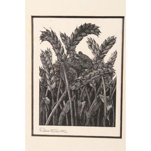 Untitled lithograph signed 'Robert Smith' to lower left 11.5 cm…