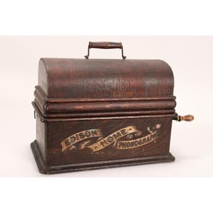 Edison home phonograph, antique cylinder player, model by…