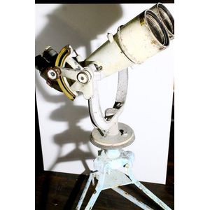 A Japanese 10 cm type 89 (1929) double a binoculars, on display…