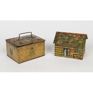 A 'Patterson Tobacco Co.' tin together with a another vintage…