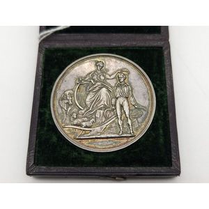 Irish Royal Agricultural medallion, circa 1841 Improvement…