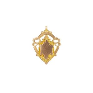 Edwardian 9ct rose gold fob medal Marked Birmingham 1909…