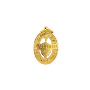 Retro period Australian 9ct rose gold medal marked 9c. New…