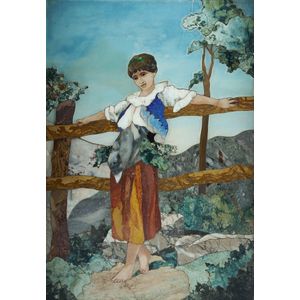 Antique pietra dura panels and plaques - price guide and values