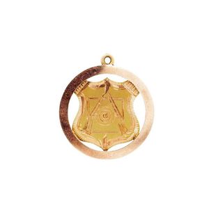 Antique Australian 9ct rose gold Shooting medal, marked Willis…
