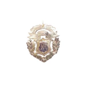 Antique 9ct rose gold fob medal marked 9ct. Approx weight 1.93…
