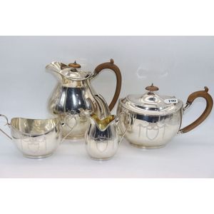 george wooden tea set