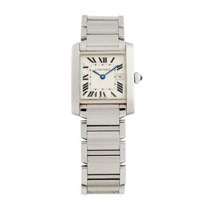 Vintage Cartier Tank Francaise wristwatches price guide and values